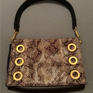 Hammitt Montana Clutch Small Snakeskin